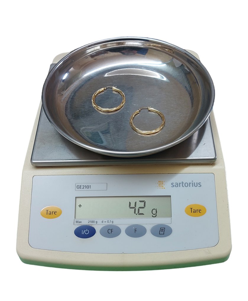 耳環 - 18 克拉 黃金 #4.3