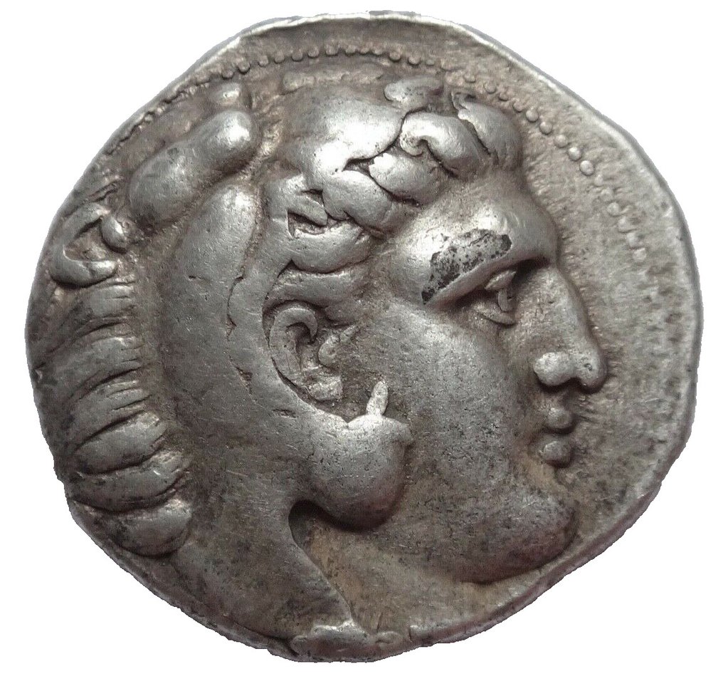 Makedonian kuninkaat. Filip III, Arrhidaios (323-317 eaa.). AR Tetradrachm,  Contemporary imitation of Sidon mint issue. Uncertain mint in the east #1.1