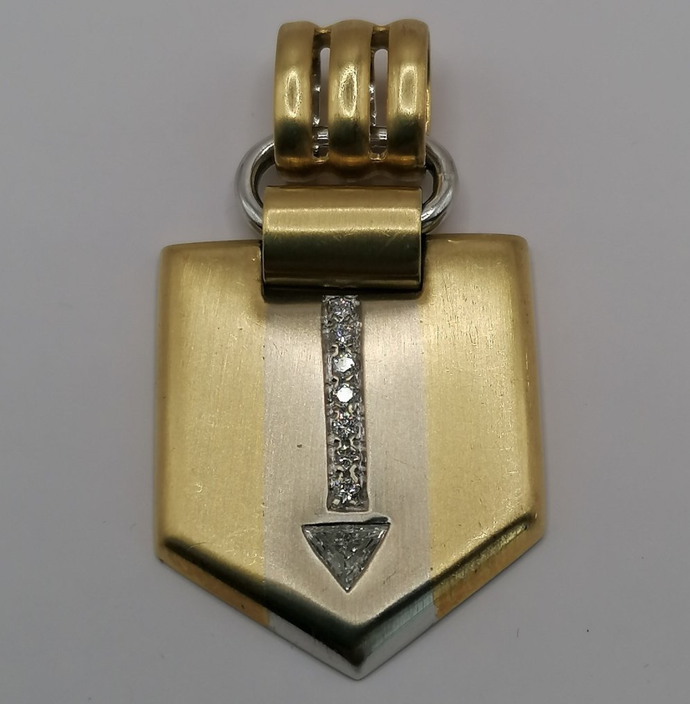 Pandantiv Aur galben Diamant  (Natural) - Diamant  #1.2