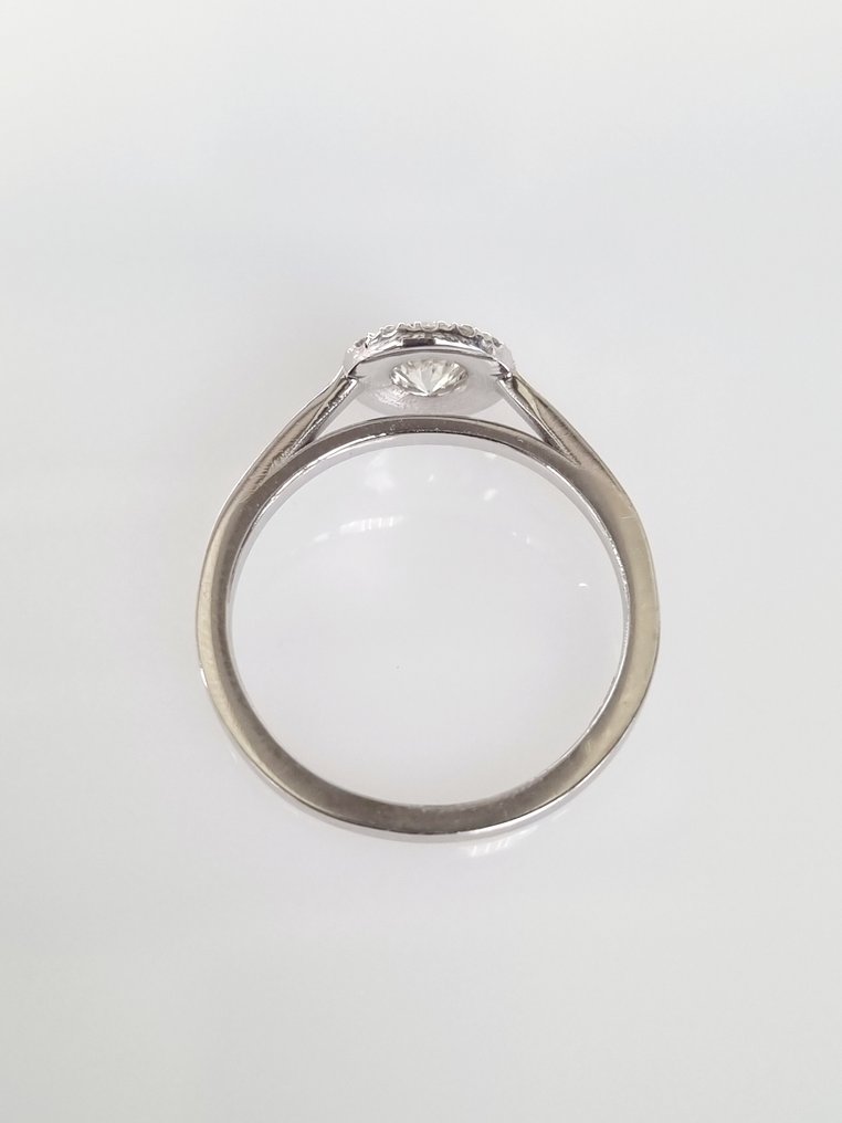 Koktél gyűrű Fehér arany Gyémánt  (Természetes) #3.1