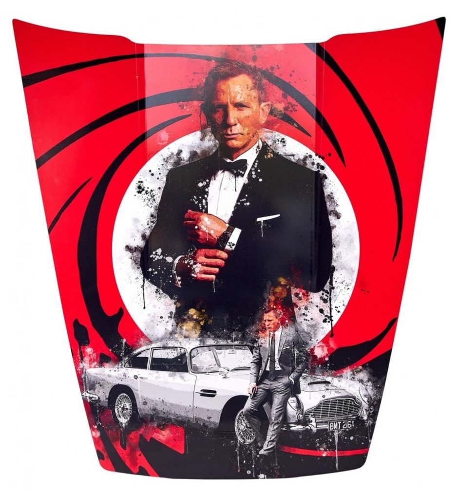 Motorkap ornament (1) - James Bond - Daniel Craig - Large 1/1 - see images - Na 2000 #2.1