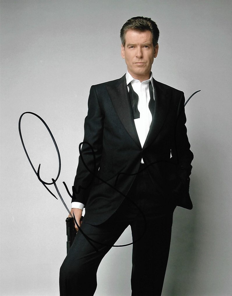 Pierce Brosnan - Autographed Photo "Die Another Day" James Bond 007 with b'bc COA. #1.1