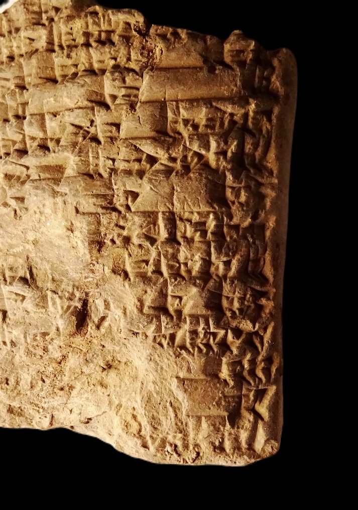 sumeryjski - Duża tabliczka gliniana klinowa - Mezopotamia - III tysiąclecie p.n.e #3.2
