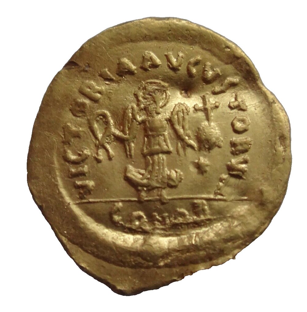 Impreiul Bizantin. Justin I (AD 518-527). Tremissis #1.2