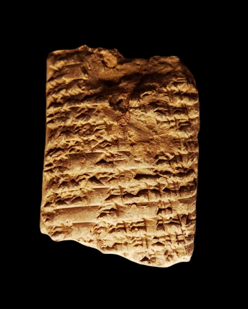 sumeryjski - Duża tabliczka gliniana klinowa - Mezopotamia - III tysiąclecie p.n.e #3.1