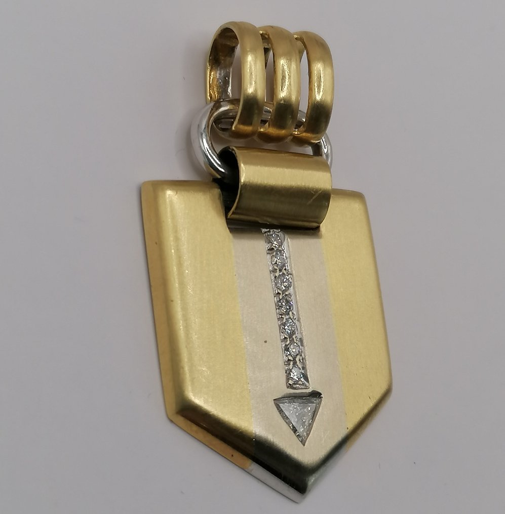 Pandantiv Aur galben Diamant  (Natural) - Diamant  #2.1