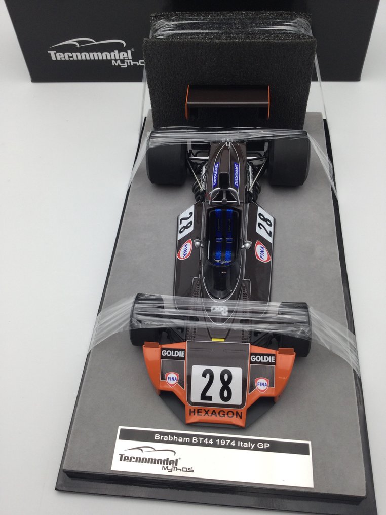 Tecnomodel Mythos 1:18 - 模型跑车 - Brabham - F1 BT44 #28 5th place Italy GP 1974 J. Watson - 神话系列 TM18-274D #3.2