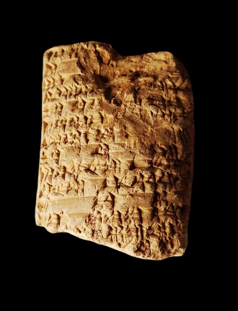sumeryjski - Duża tabliczka gliniana klinowa - Mezopotamia - III tysiąclecie p.n.e #1.1