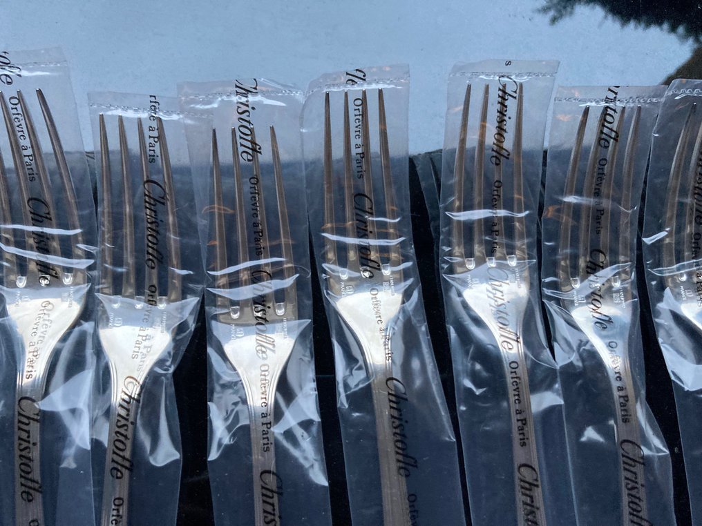 Christofle - America fourchettes 17 cm - Gabel (12) - America Dessertgabeln 17 cm -  #2.2