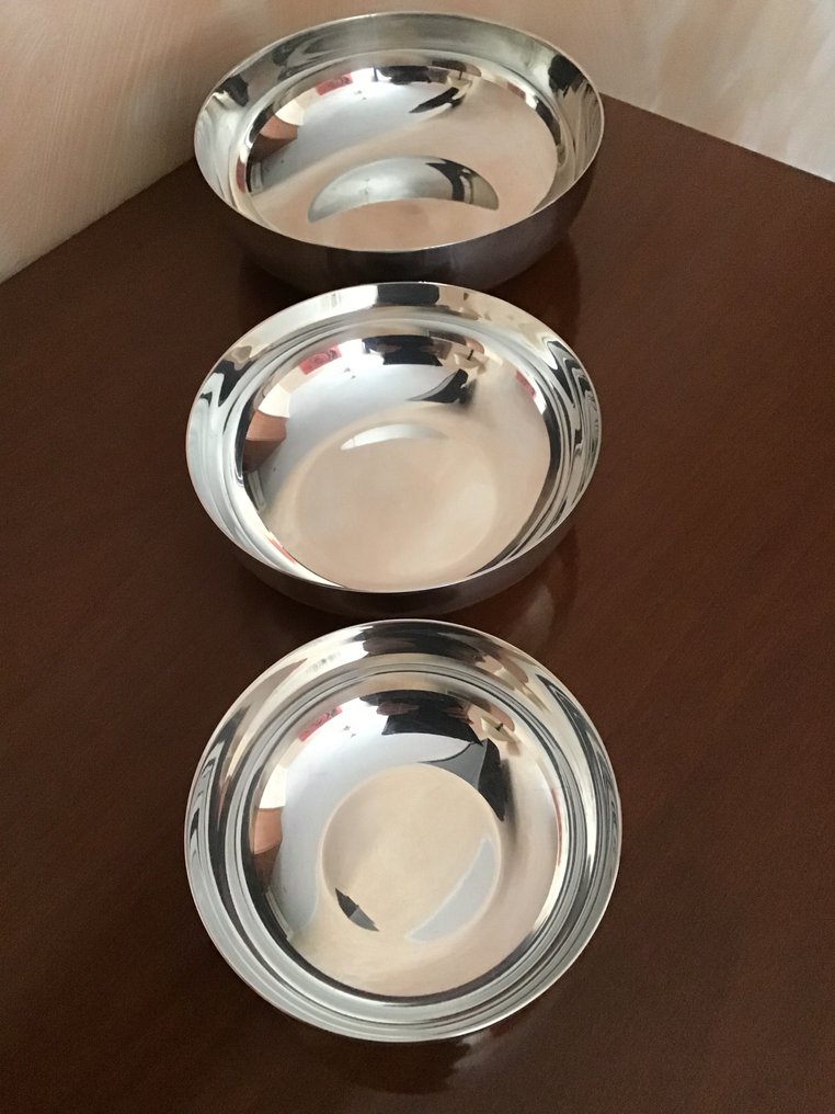 Christofle - Set of bowls (3) - Silver-plated #2.1