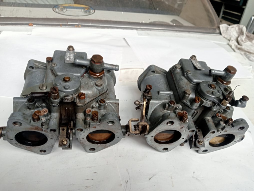 Karburátorok - Solex - Coppia carburatori Solex C40 DDH6, pronti da montare - 1965 #1.1