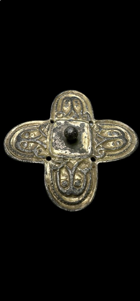 Viking Era Silver Cross pendant #2.1