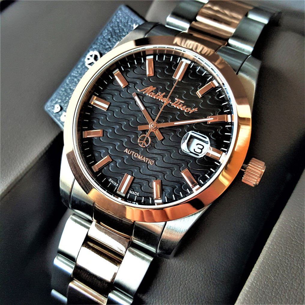 Mathey Tissot Swiss Automatic Cyclops Loupe Gold Herren Neu Catawiki