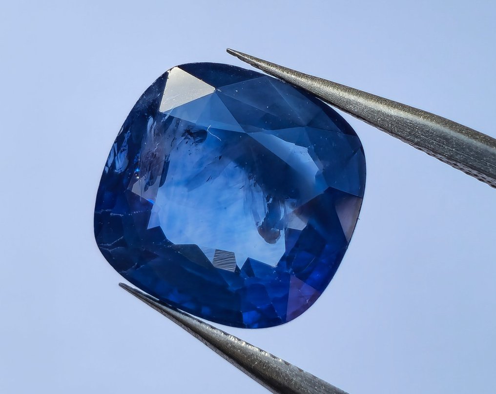 1 pcs Kék Zafír - 8.05 ct - Anchor Cert - Kezelés nélküli 8ct #1.0
