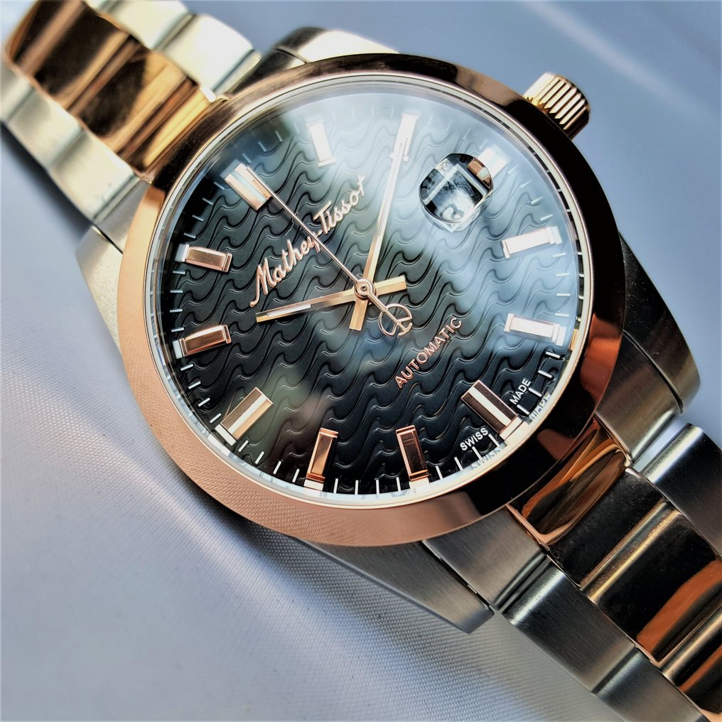 Mathey-Tissot - Swiss Automatic - Cyclops Loupe - Gold - New - Bărbați - 2025 #1.0