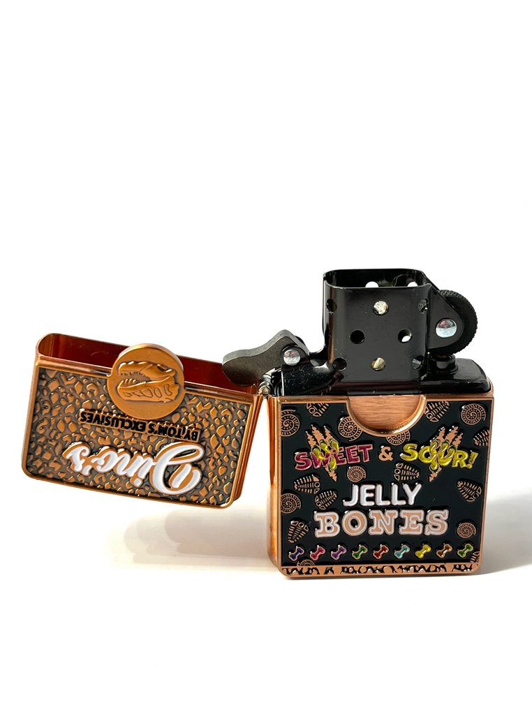 Zippo - Zippo Dino’s Jelly Bones by Tom’s Limited Edition - χωρίς τιμή ασφαλείας - Αναπτήρας - Ορείχαλκος, Ξύλο, Σμάλτο, Επαργύρωση #1.0