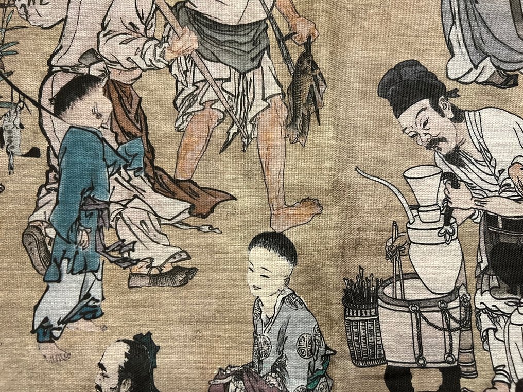 A Ópera do Povo: Estofamento de algodão com charme oriental - Tecido para estofos - 200 cm - 280 cm #3.2