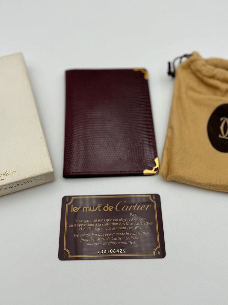 Cartier - cartier paris portafoglio portacarte - Billetera #1.2
