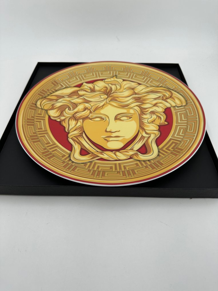 Rosenthal - Versace - Prato de parede - Medusa amplified - Golden Coin 2022 - Cerâmica #1.1