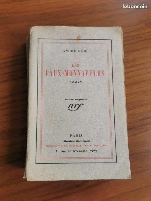 André Gide - Les Faux-monnayeurs [ex. numéroté] - 1925 #1.1