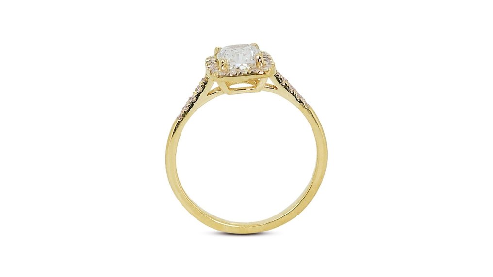 Ring Gulguld Diamant  (Natur) - Diamant #2.2