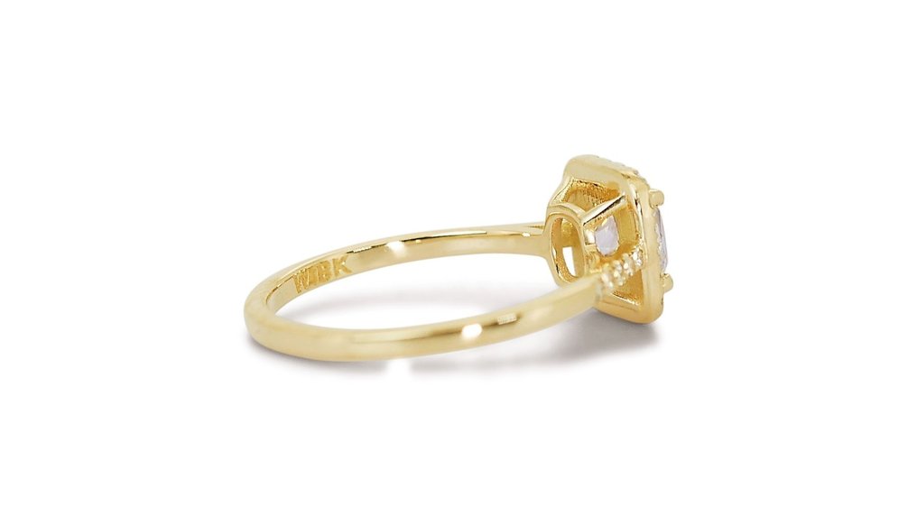 Ring Gelbgold Diamant  (Natürlich) - Diamant #3.1