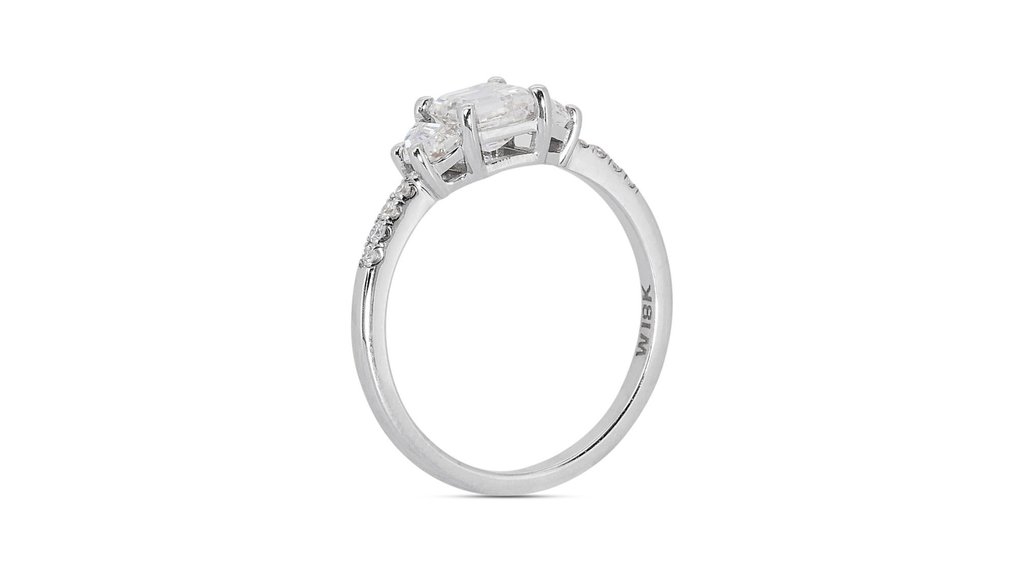Ring Weißgold Diamant  (Natürlich) - Diamant  #2.2