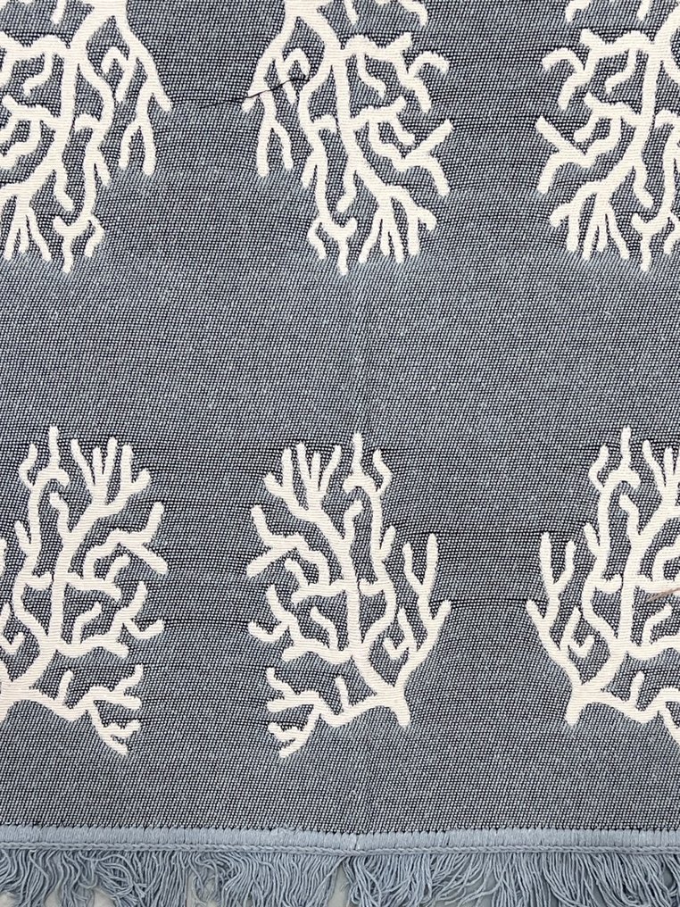 San Leucio - 珍贵的珊瑚双面格子 - 毯子  - 170 cm - 120 cm #1.1