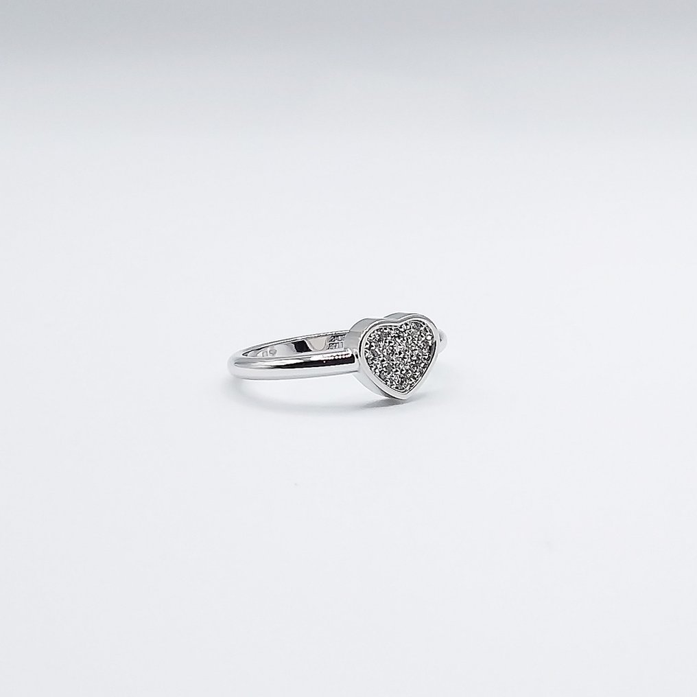 Chopard - Ring - My Happy Hearts - 18 kt Weißgold -  0.12ct. tw. Diamant #1.2