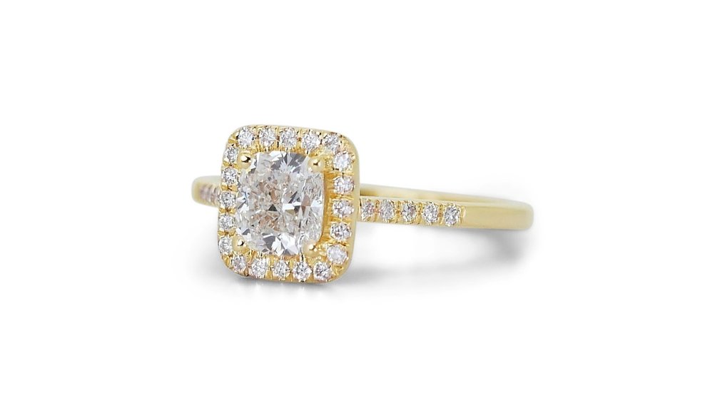 Ring Gulguld Diamant  (Natur) - Diamant #2.1