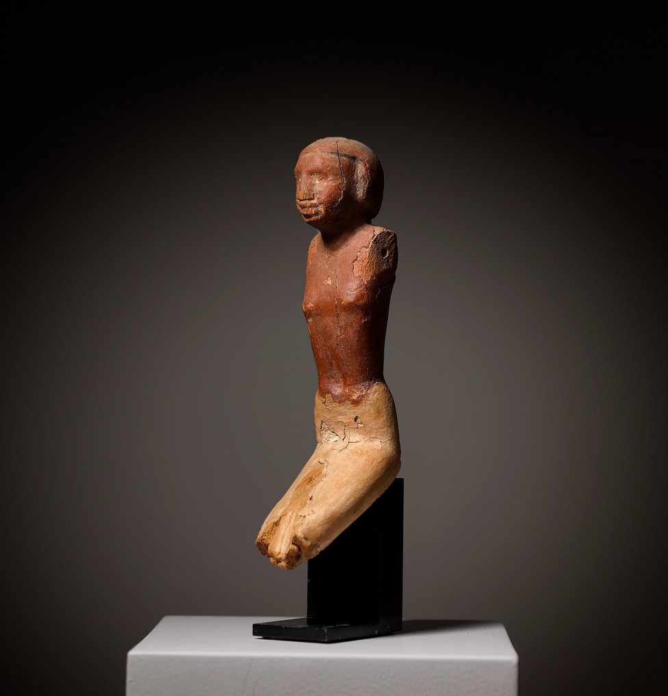 古埃及 木 Funerary model - 29 cm #1.1