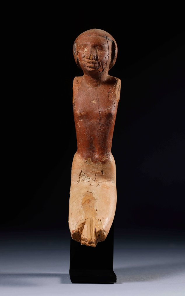 Starożytny Egipt Drewno Funerary model - 29 cm #2.1