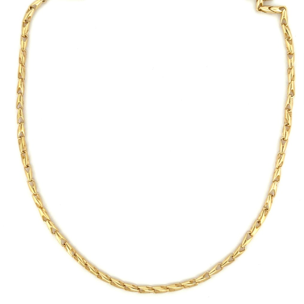 Collana Spiga Piena - 14 gr - 50 cm - 18 Kt - Necklace - 18 kt. Yellow gold #1.2