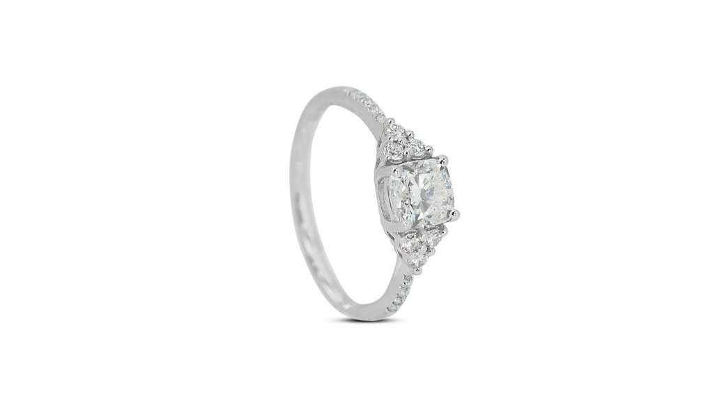 GIA Certificate - 2.22 total ct of natural diamonds - Ring Vittguld Diamant  (Natural) - Diamant  #3.1