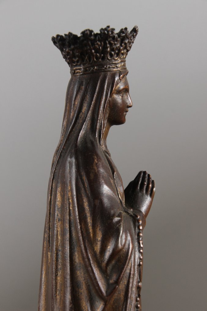 E. Lapayre - Figurine - OLV van Lourdes - 35cm - Zamak #3.2