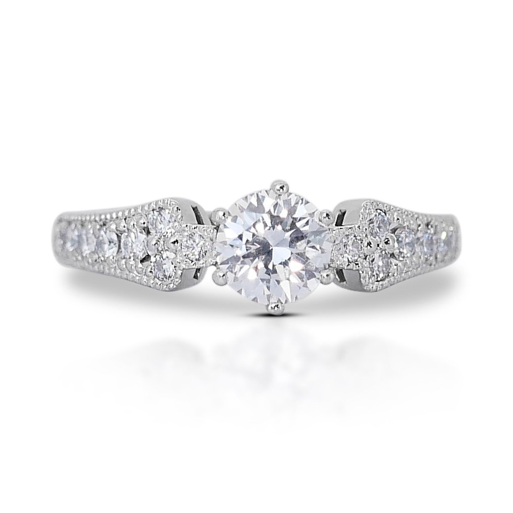 Ring Witgoud Diamant  (Natuurlijk) - Diamant  #1.1