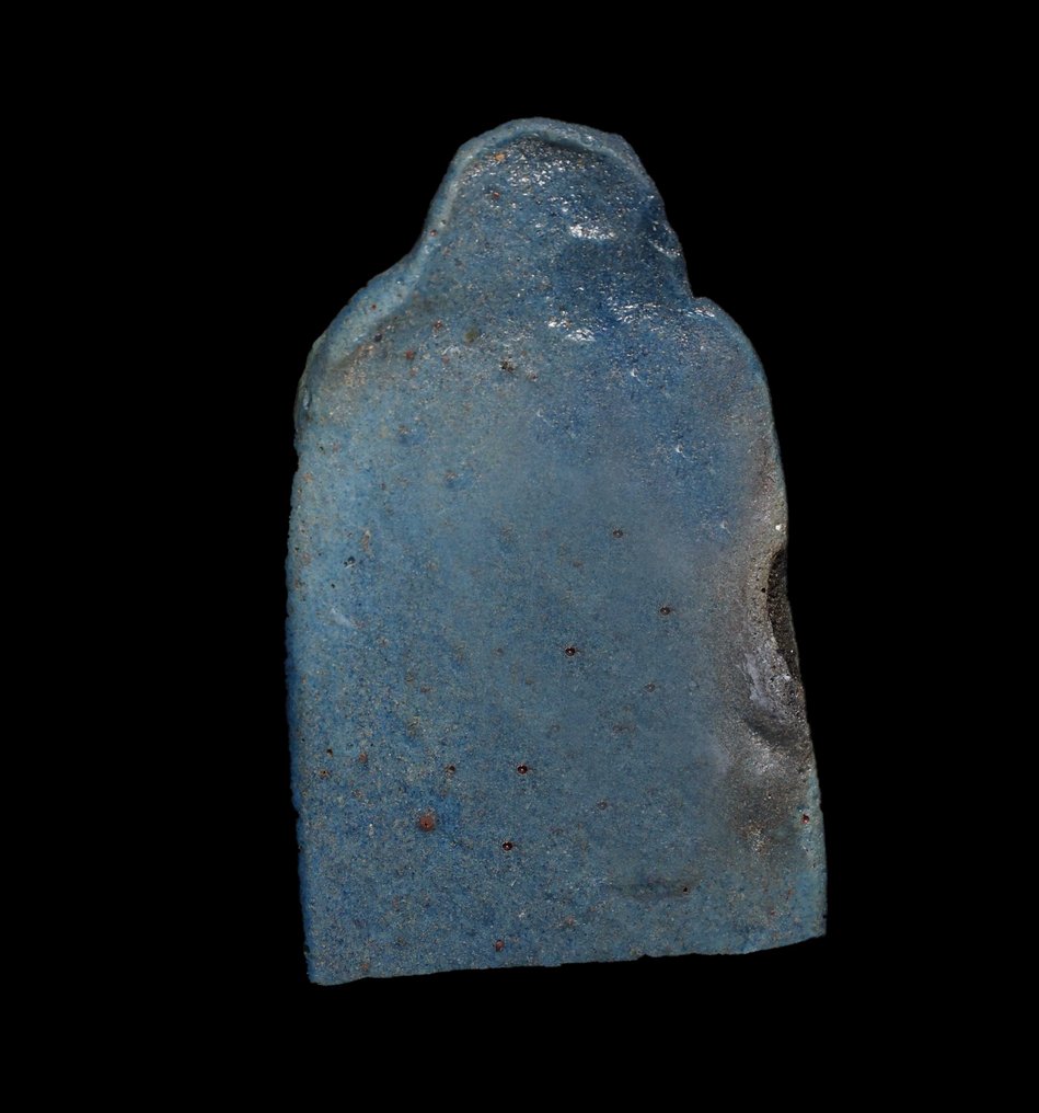 Ancient Egyptian Glass Goddess Taweret in vitreous paste with Spanish export license - 6 cm #2.1
