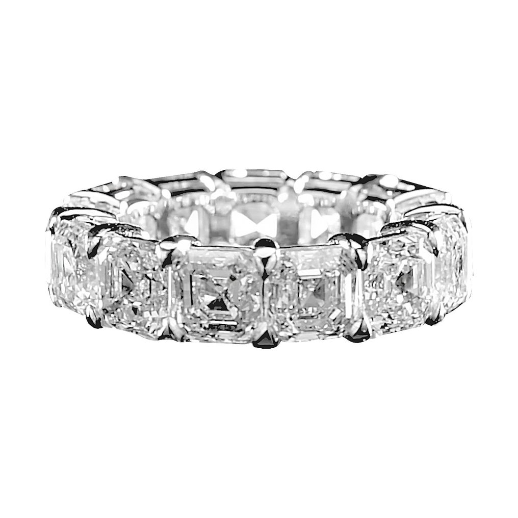 Eternity ring White gold -  11.94 tw. Diamond  (Natural) #1.2