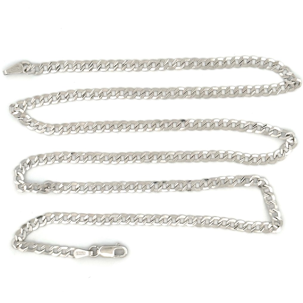 - 6,9 gr - 50 cm - 18 Kt - Collier - 18 carats Or blanc #1.2