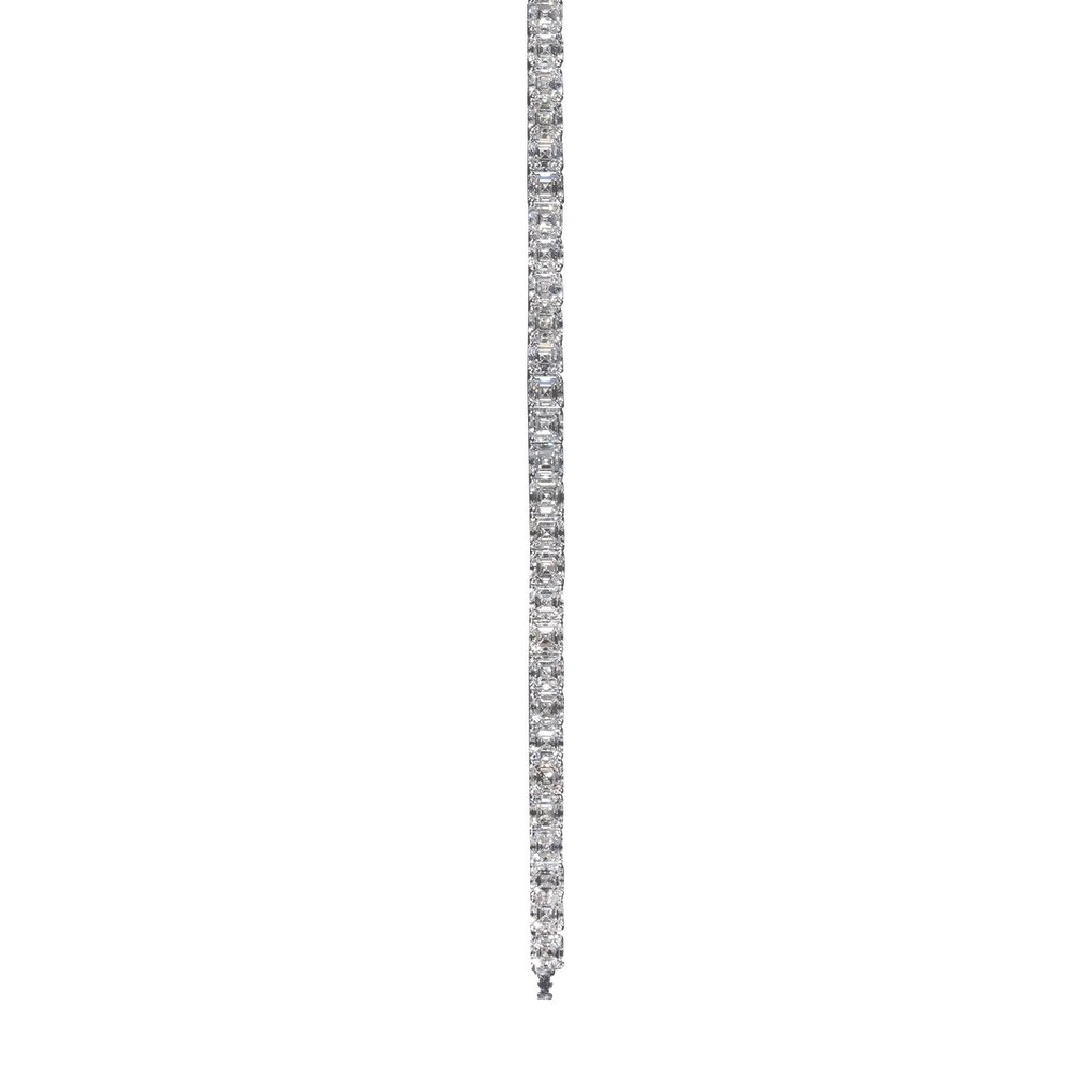 Tennisarmband Weißgold -  29.28 tw. Diamant  (Natürlich) #1.2