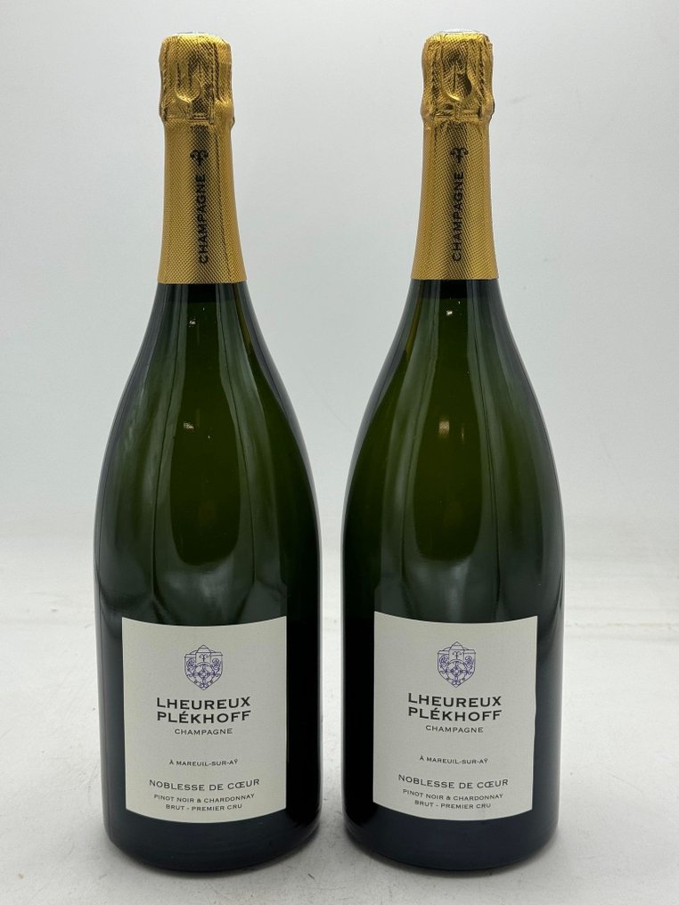Lheureux, Plékhoff Brut Noblesse de Coeur - Σαμπάνια Premier Cru - 2 Magnums (1.5L) #1.0
