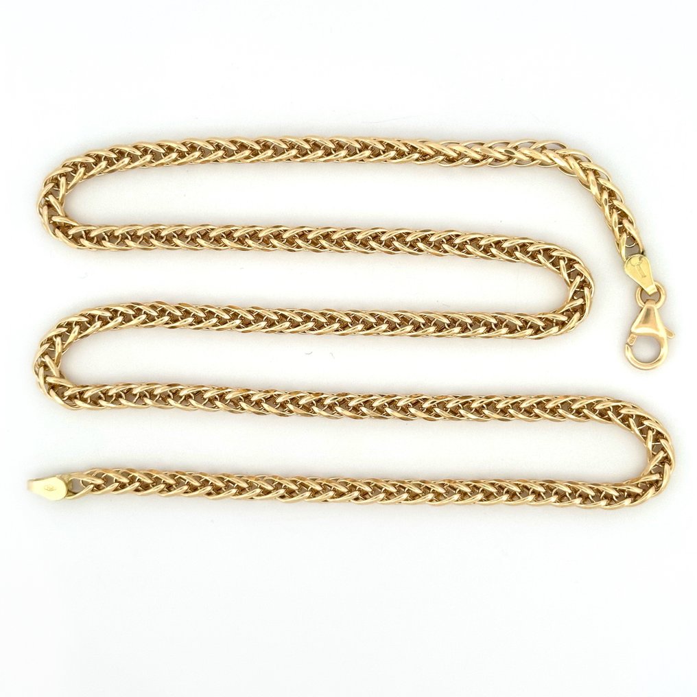 Collana Spiga - 7.8 gr - 50 cm - 18 Kt - Necklace - 18 kt. Yellow gold #2.1