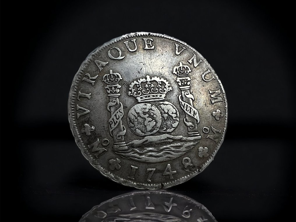 Spanje. Fernando VI (1746-1759). 8 Reales 1748 Mexico MF #2.2