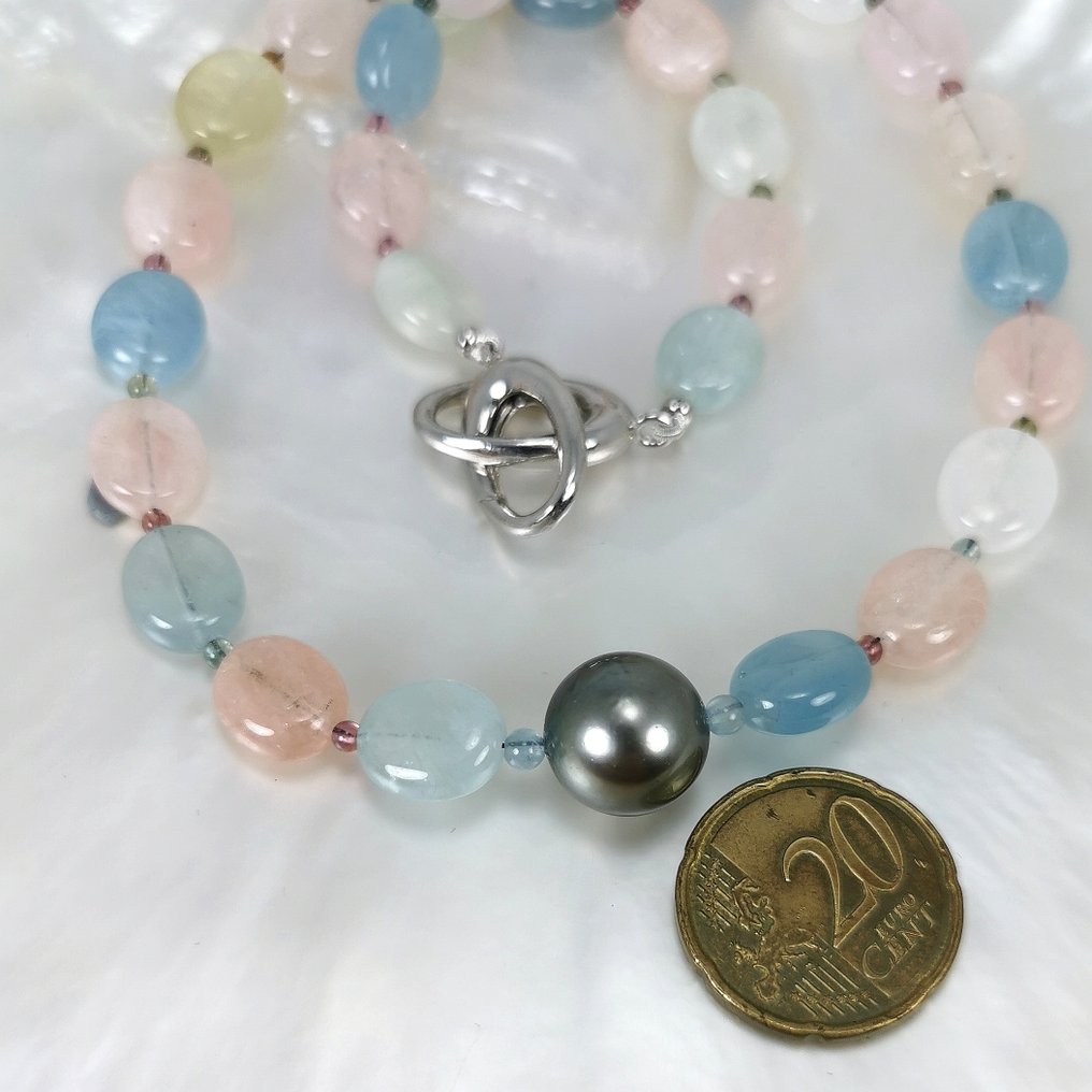 No Reserve Price - Tahitian pearl round shape Ø 13.1 mm - precious ...