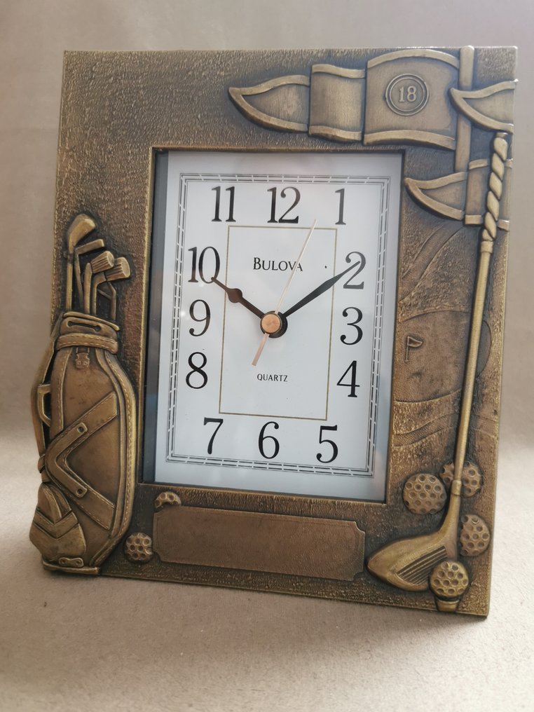 Επιτραπέζιο ρολόι - Bulova -   Ορείχαλκος - 1980-1990 #1.2