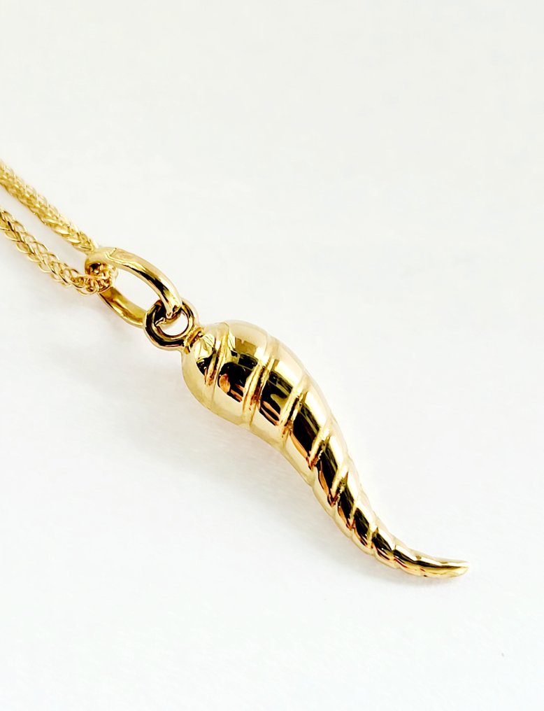 Necklace with pendant Yellow gold  #1.2