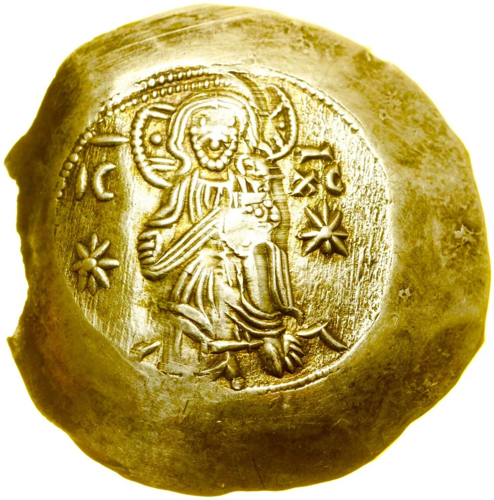 Império Bizantino. Manuel I Komnen (1143–1180). Aspron Trachy AD 1160 – 1164 Constantinople #1.2