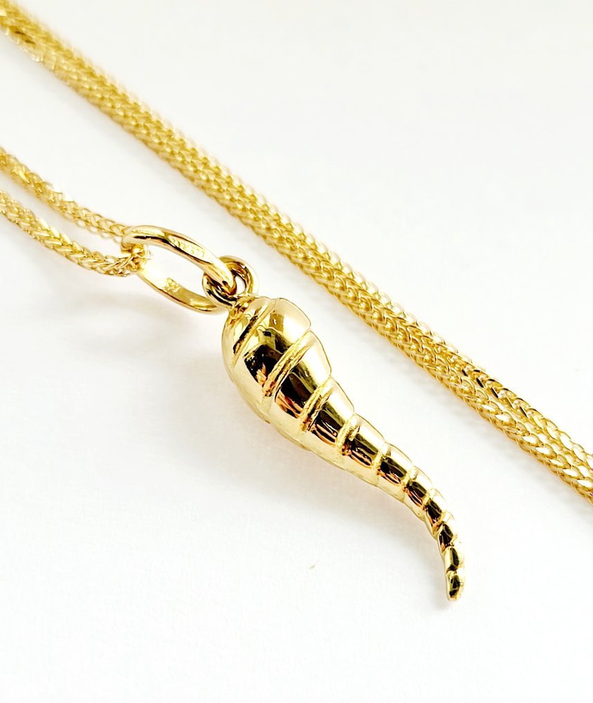 Necklace with pendant Yellow gold  #1.1