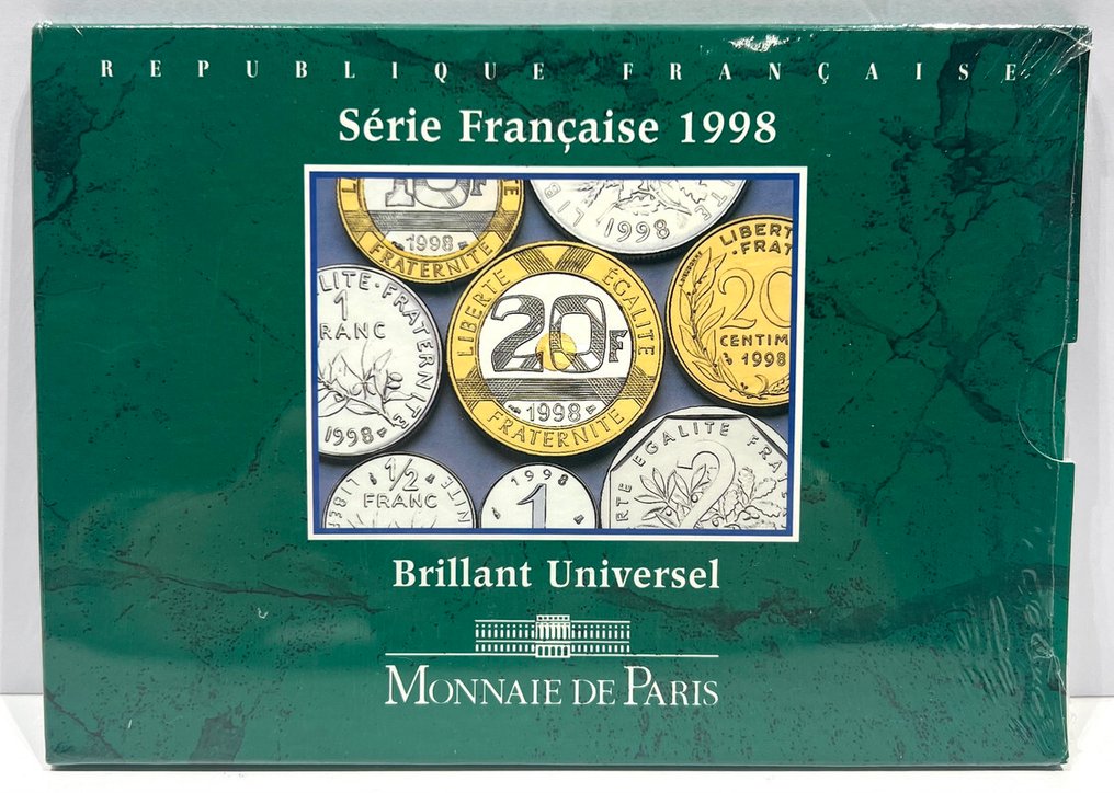 Frankreich. Fifth Republic. Year Set (FDC) 1998 (10 monnaies) #1.1