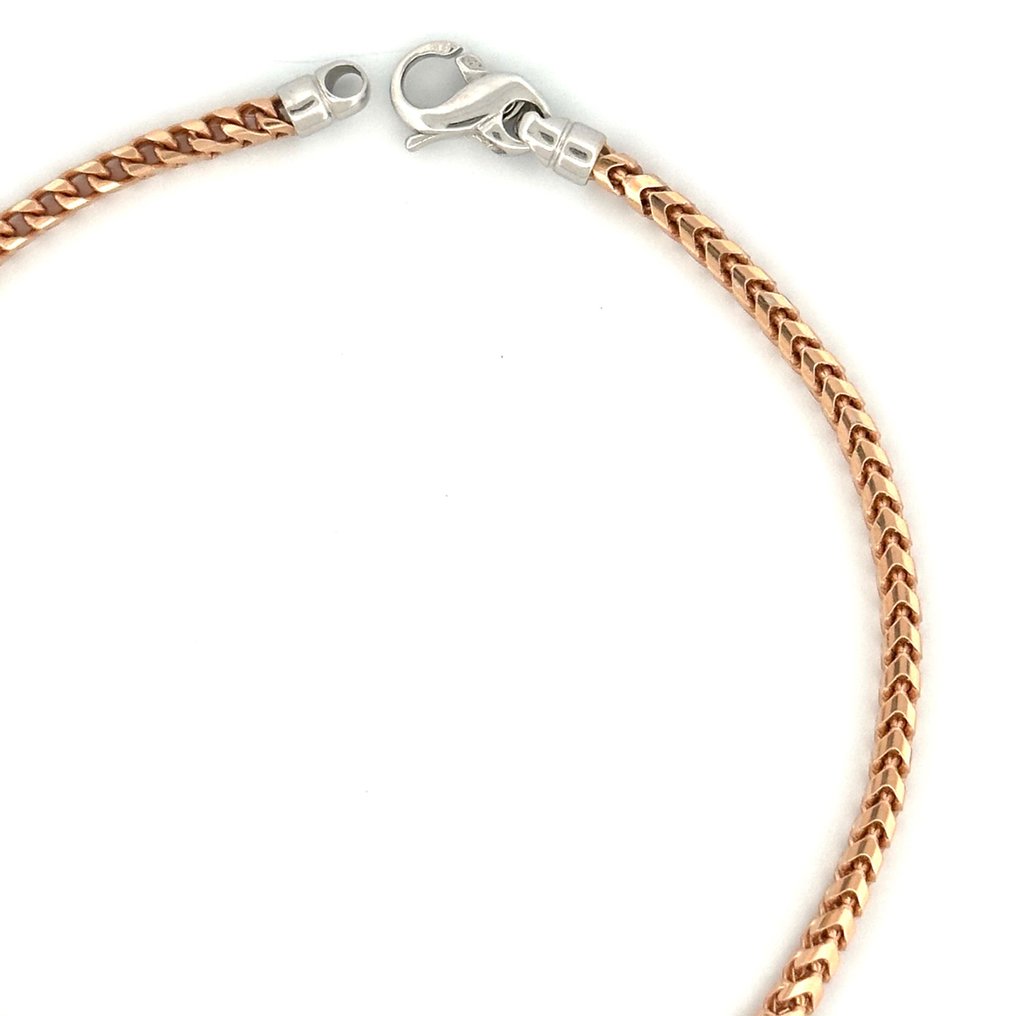 Bracciale "Vieri" - 9.4 g - 21 cm - 18 Kt - Bracelete - 18 K Ouro rosa  #1.2